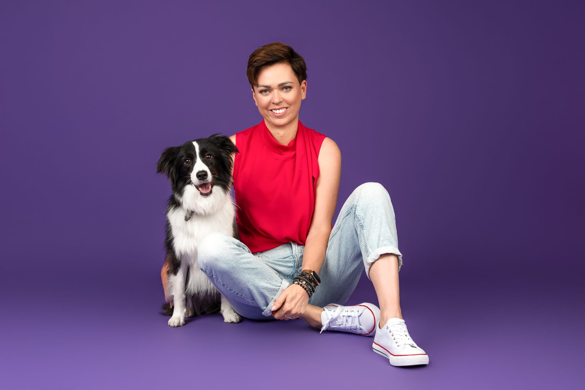 Dominika Wojtulewicz siedząca obok Molly